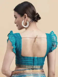 MIRCHI FASHION Floral Printed Zari Saree