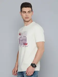 Levis Graphic Printed Pure Cotton Slim Fit T-shirt