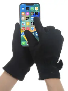 Alexvyan Women Patterned Touch Screen Hand Gloves