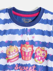 Eteenz Girls Cotton Printed Sweatshirt