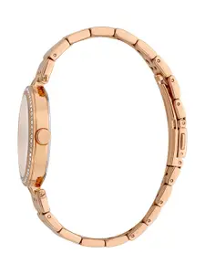 ESPRIT Women Brass Dial & Stainless Steel Straps Analogue Watch ES1L377M0045