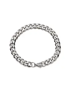 Bold by Priyaasi Silver-Plated Brass Link Bracelet