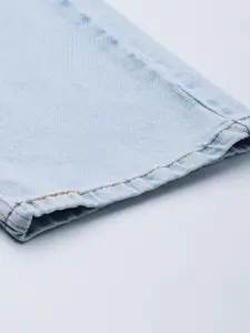 Levis Men 513 Slim Straight Fit Low Rise Heavy Fade Stretchable Jeans