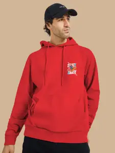 BAESD Graphic Printed Hooded Fleece Pullover Sweatshirt