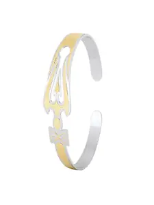 Yellow Chimes Stainless Steel Kada Bracelet