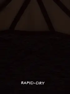 HRX by Hrithik Roshan Abstract Rapid-Dry Antimicrobial Seamless Bra - Full Coverage Lightly Padded