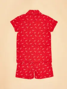 Pantaloons Junior Girls Printed Nightdress