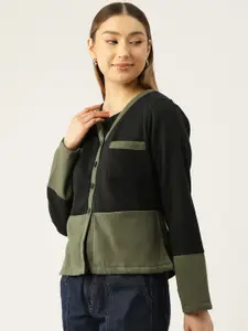 Rue Collection Colourblocked Fleece Sweatshirt