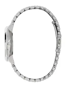 Olivia Burton Women Embellished Stainless Steel Bracelet Style Straps Analogue Watch