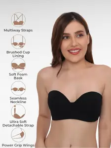 PLUMBURY Underwired Lightly Padded Medium Coverage All Day Comfort Everyday Bra