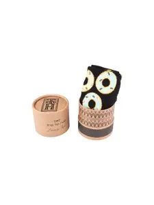 The Tie Hub Men Donuts Patterned Calf Length Socks