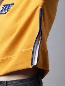 DressBerry Typography Embroidered Cotton Pullover