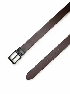 CRUSSET Men Set of 2 Leather Reversible Formal Belts