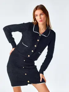 COVER STORY Shirt Collar Pullover