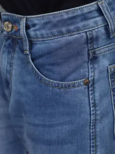 V-Mart Boys Mid-Rise Light Fade Clean Look Cotton Jeans