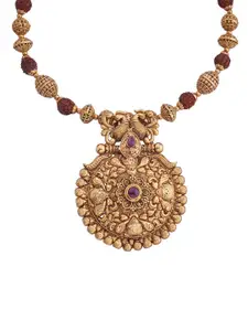 Kushal's Fashion Jewellery Gold-Plated Necklace