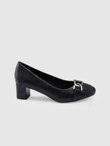 Sole To Soul Embellished Block Pumps