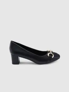 Sole To Soul Embellished Block Pumps