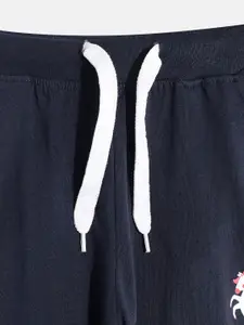 Eteenz Boys Pure Cotton Typography Printed Joggers