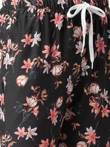 NOIRA Women Pack of 2 Printed Lounge Pants