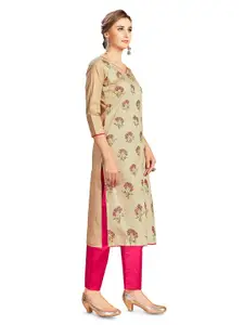 MANVAA Floral Embroidered Unstitched Dress Material