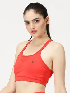 deb Criss Cross Back Sports Bra with Removable Pads