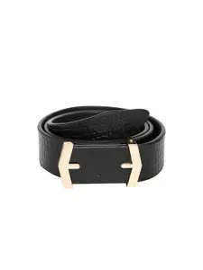 The Roadster Lifestyle Co. Men Textured Leather Belt