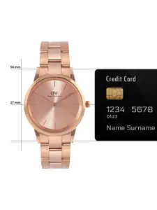 Daniel Wellington Iconic Link Unitone Women Bracelet Style Analogue Watch DW00100483K