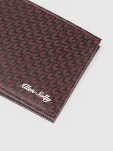 Allen Solly Men Printed Leather Two Fold Wallet