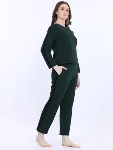 MAYSIXTY Round Neck Top With Trouser Night Suit