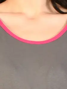 SillyBoom Graphic Printed Maternity Night Dress