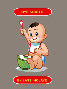 SillyBoom Graphic Printed Maternity Night Dress