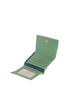 Baggit Set Of 2 Colourblocked Structured Handheld Bag And Wallet