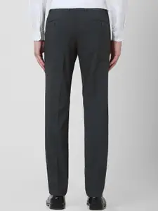 Van Heusen Men Mid Rise Slim Fit Formal Trousers