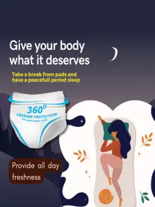 CareDone Women Pack of 9 Disposable Day and Overnight Leak Proof Period Panties - Small