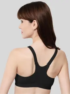 BEWILD Cotton Classic Sports Bra Rapid-Dry Moisture Wicking Heavily Padded