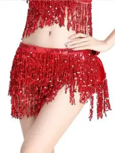 JENNA Embellished Belly Dance Hip Scarf