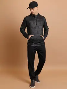 HIGHLANDER Camouflage Printed Hooded Relaxed Fit Pullover Sweatshirt