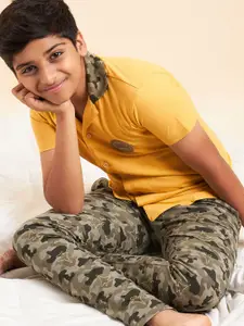 Sweet Dreams Boys Printed Pure Cotton Shirt With Pyjamas