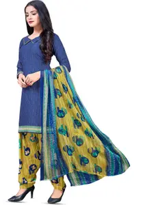 MANVAA Ethnic Motifs Printed Unstitched Dress Material