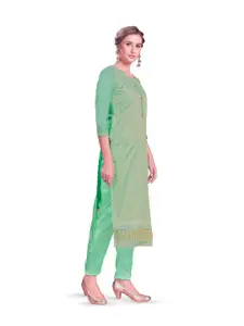 MANVAA Embellished Unstitched Dress Material