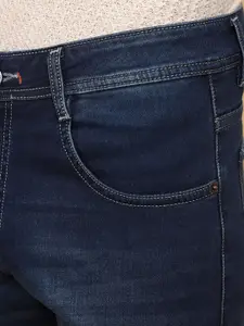 V-Mart Men Slim Fit Clean Look Light Fade Cotton Knitted Jeans