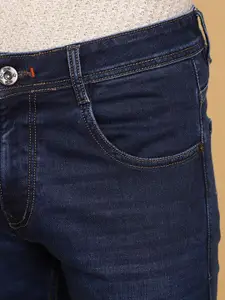 V-Mart Men Slim Fit Clean Look Light Fade Cotton Knitted Jeans