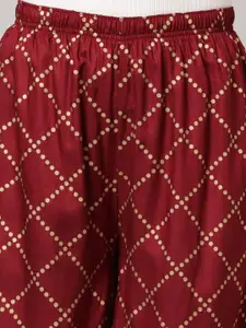 Kryptic Women Geometric Printed Lounge Pants