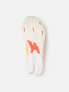 ADIDAS Men Woven Design Round-Toe Adizero Adios 8 Running Shoes with Striped Detail