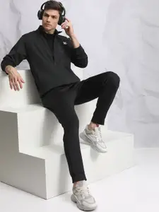 HIGHLANDER Mock Collar Open Front Jacket