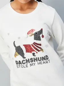 max Girls Embellished Pullover