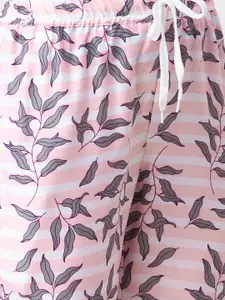 NOIRA Women Pack Of 2 Printed Lounge Pants