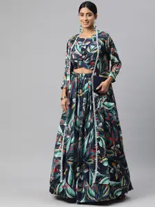 Readiprint Printed Ready to Wear Lehenga Choli with Jacket