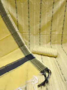 MANVAA Ethnic Motifs Woven Design Cotton Jacquard Unstitched Dress Material